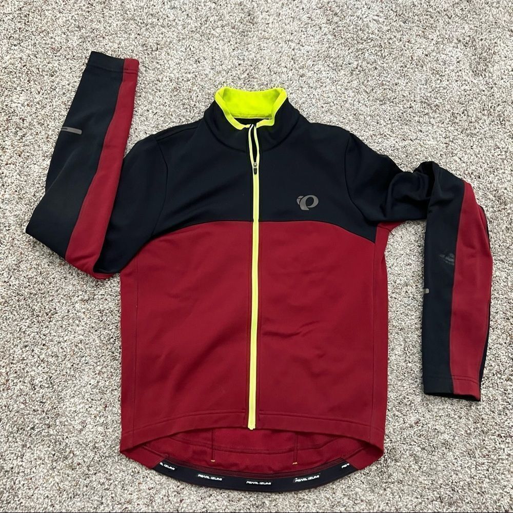 Pearl Izumi Select Series Thermal Barrier Jacket Maroon Black womens Medium
